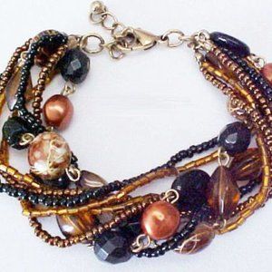 👠2 for $20 Sale 👠 Lia Sophia Br/Blk bracelet